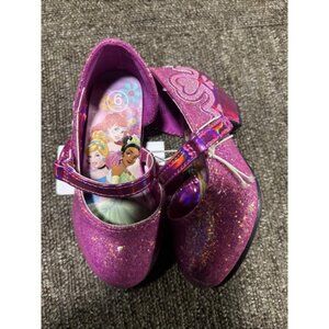 Disney Toddler Girls Disney Princess Maryjane Dress Pumps Shoes Purple Size 6